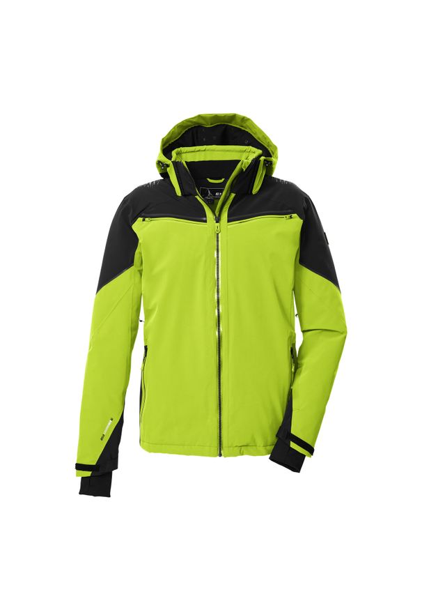 Kurtka narciarska Killtec KSW 51. Kolor: wielokolorowy, czarny, zielony. Materiał: puch