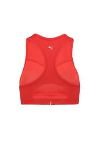 Góra od bikini Puma, racerback, czerwonym. Kolor: czerwony. Materiał: poliester