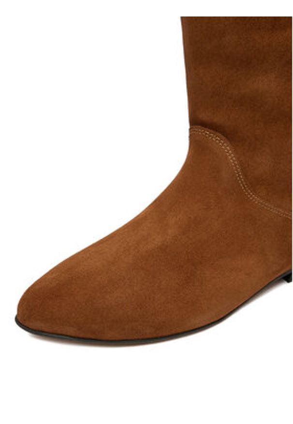 Badura Kozaki EO-CELIA-60504-25 Brązowy. Kolor: brązowy. Materiał: zamsz, skóra