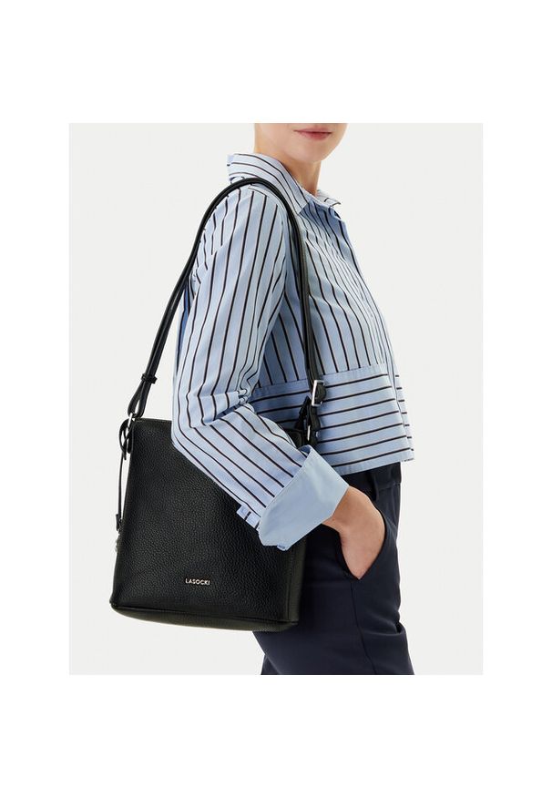 Torebka Lasocki. Kolor: czarny