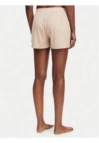 BOSS Szorty piżamowe 50561055 Beżowy Regular Fit. Kolor: beżowy. Materiał: lyocell #3