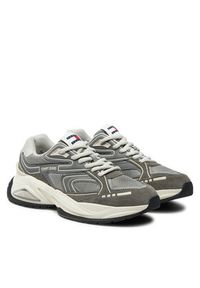 Tommy Jeans Sneakersy Comfort Runner EM0EM01467 Szary. Kolor: szary. Materiał: materiał