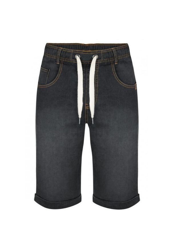 GLOMEX - Glemo Szorty Męskie Denim 2XL – 100% Bawełna. Kolor: fioletowy. Materiał: denim, bawełna