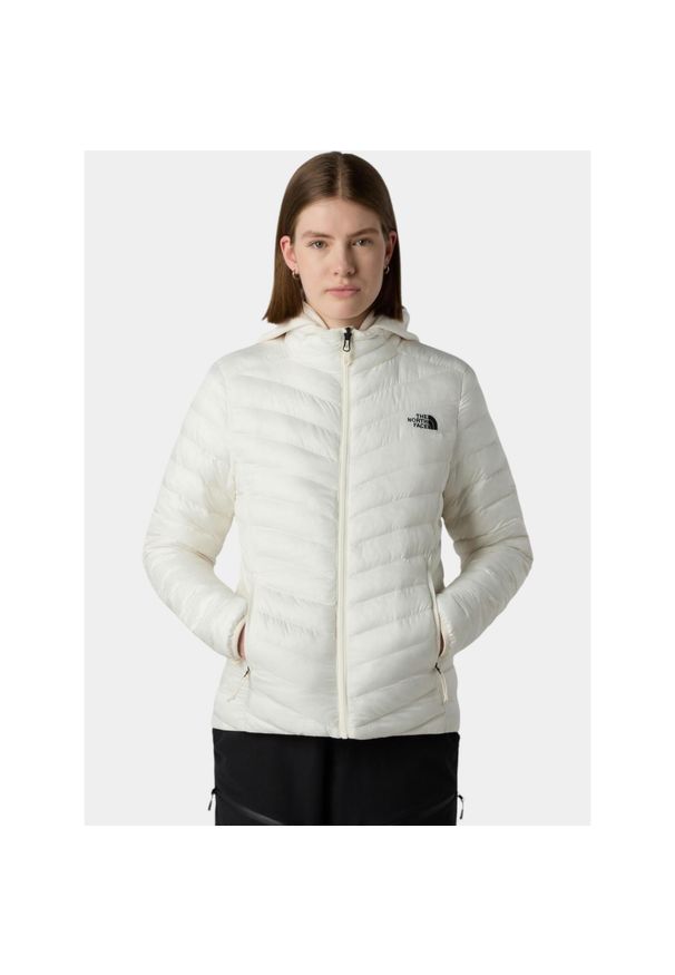 Płaszcz Zimowy Damski The North Face W Huila Synth. Kolor: biały. Materiał: puch. Sezon: zima. Sport: turystyka piesza