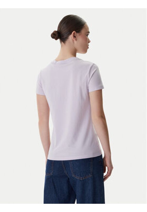 BOSS T-Shirt C_Esogo_1 50506973 Fioletowy Slim Fit. Kolor: fioletowy. Materiał: bawełna