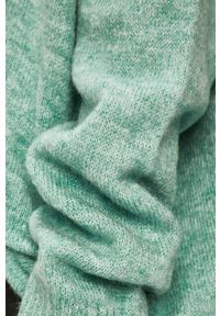 ANSWEAR - Answear - Sweter. Kolor: miętowy. Materiał: poliester, dzianina, akryl, elastan #5