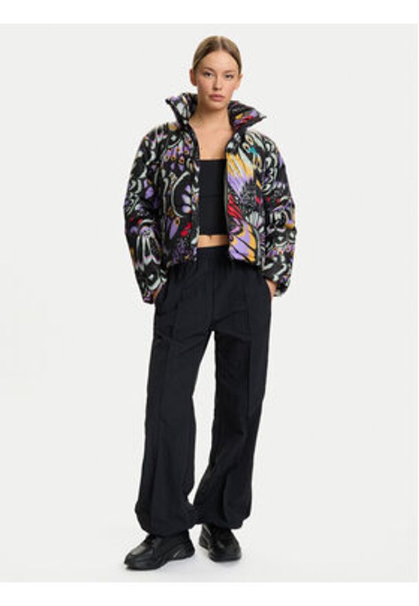 Adidas - adidas Kurtka zimowa Farm JL8611 Kolorowy Loose Fit. Materiał: syntetyk. Wzór: kolorowy. Sezon: zima