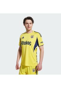 Adidas - Koszulka Fenerbahce 2025/2026 Away. Kolor: wielokolorowy, niebieski, żółty. Sport: piłka nożna #1