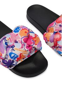 Love Moschino - LOVE MOSCHINO Klapki JA28312G0OIW465A Kolorowy. Materiał: materiał. Wzór: kolorowy #3