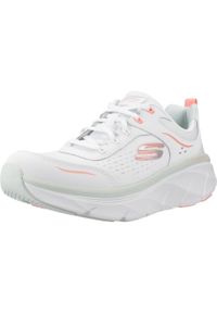 skechers - Tenisówki Skechers Model Dlux Walker 2.0 Kolor Biały. Zapięcie: sznurówki. Kolor: biały. Materiał: syntetyk, materiał, skóra, tkanina. Szerokość cholewki: normalna. Sport: turystyka piesza