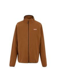 Regatta - Męski Polar Z Suwakiem Hadfield. Kolor: brązowy. Materiał: polar. Sport: turystyka piesza #1