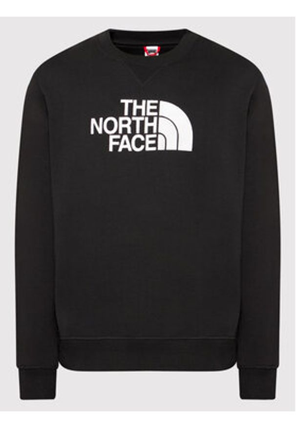 The North Face Bluza Drew Peak Crew NF0A4SVR Czarny Regular Fit. Kolor: czarny. Materiał: bawełna