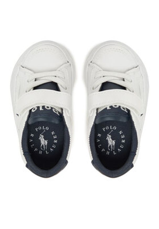Polo Ralph Lauren Sneakersy Ryley Ps RL02360101 Biały. Kolor: biały. Materiał: skóra