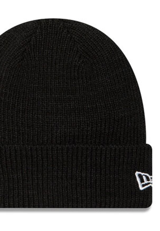 New Era Czapka Wool Cuff Knit Beanie 60424814 Czarny. Kolor: czarny. Materiał: materiał, akryl