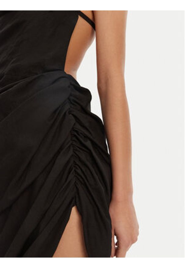 JACQUEMUS Sukienka koktajlowa 22E243DR106-1020 Czarny Regular Fit. Kolor: czarny. Materiał: wiskoza. Styl: wizytowy