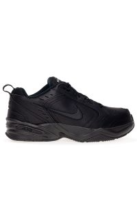 Buty Nike Air Monarch IV 416355-001 - czarne. Kolor: czarny. Materiał: skóra, guma. Szerokość cholewki: normalna. Sport: fitness