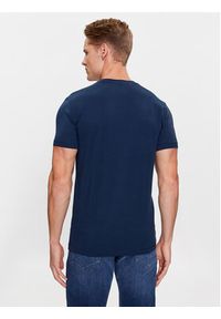 Trussardi Jeans - Trussardi T-Shirt 52T00767 Granatowy Regular Fit. Kolor: niebieski. Materiał: bawełna #3
