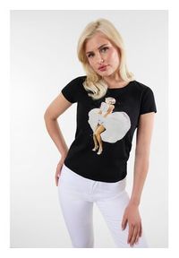 Guess T-Shirt 182715 Czarny Classic Fit. Kolor: czarny #5