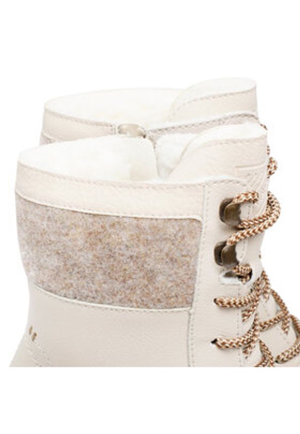 Rieker Trzewiki Z2405-60 Beżowy. Kolor: beżowy. Materiał: skóra