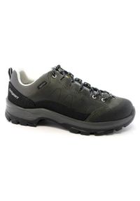 Buty trekkingowe męskie Grisport Dakar Trekking 2. Zapięcie: sznurówki. Kolor: szary. Materiał: guma, skóra, tkanina. Szerokość cholewki: normalna. Sport: turystyka piesza