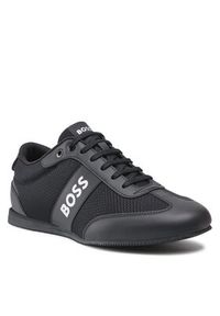 BOSS - Boss Sneakersy Rushman Low 50470180 10199225 01 Czarny. Kolor: czarny. Materiał: materiał #6