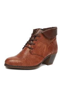 Rieker Trzewiki Y2131-22 Brązowy. Kolor: brązowy. Materiał: skóra #6