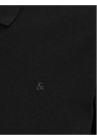 Jack & Jones - Jack&Jones Polo Basic 12136516 Czarny Slim Fit. Typ kołnierza: polo. Kolor: czarny. Materiał: bawełna #5