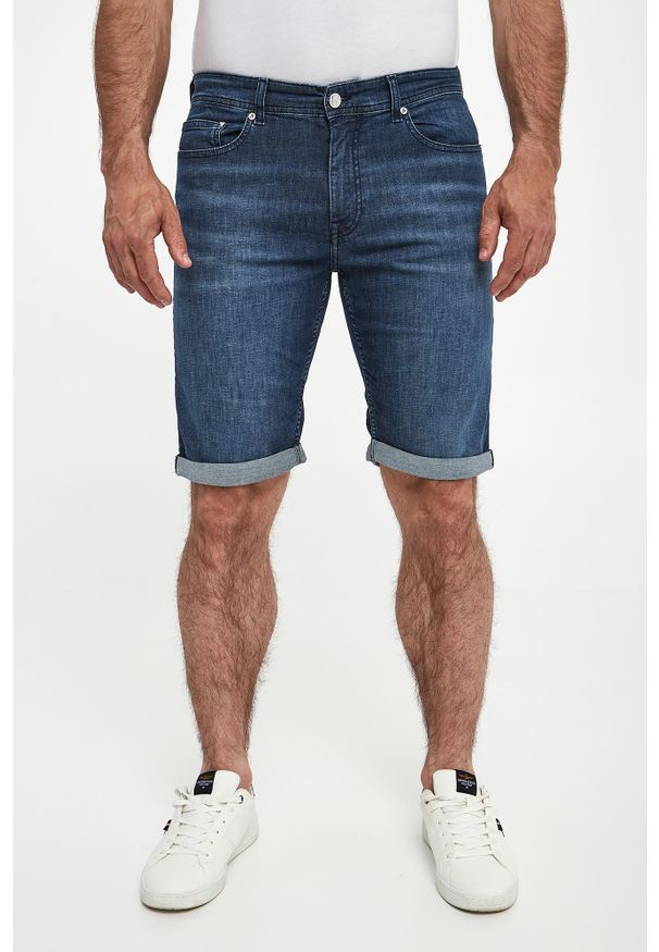 Karl Lagerfeld - Szorty jeansowe męskie KARL LAGERFELD. Materiał: jeans