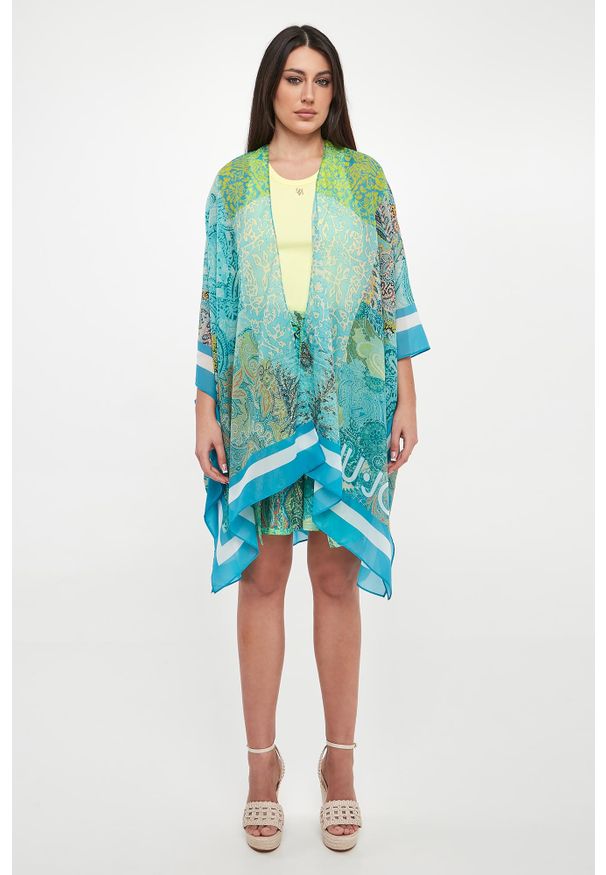 Liu Jo - Narzutka plażowa z wzorem paisley LIU JO. Okazja: na plażę. Wzór: paisley