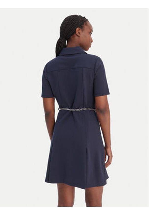 MICHAEL Michael Kors Sukienka koszulowa MR683BX667 Granatowy Regular Fit. Kolor: niebieski. Materiał: syntetyk. Typ sukienki: koszulowe