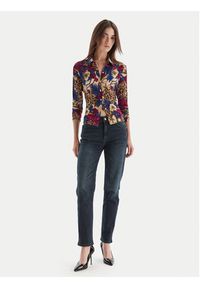 Just Cavalli Koszula 79PAL228 JS531 Kolorowy Slim Fit. Materiał: wiskoza. Wzór: kolorowy #3
