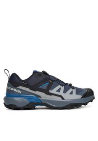 salomon - Trekkingi Salomon. Kolor: niebieski. Technologia: Gore-Tex. Sport: turystyka piesza