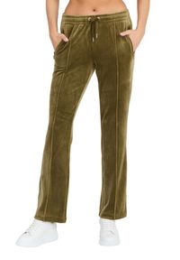Juicy Couture - JUICY COUTURE Damskie zielone spodnie dresowe Tina Track Pant, Rozmiar XS. Kolor: zielony. Materiał: dresówka #4