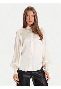 TwinSet - TWINSET Koszula 252TT2362 Beżowy Loose Fit. Kolor: beżowy. Materiał: wiskoza