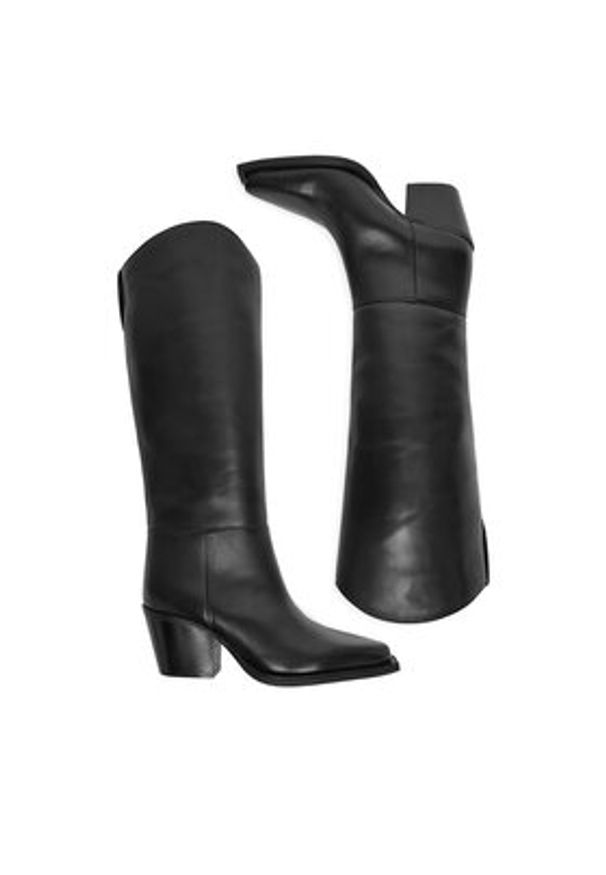 G-Star RAW - G-Star Raw Kozaki EO-HASRET-25FW38 Czarny. Kolor: czarny. Materiał: skóra