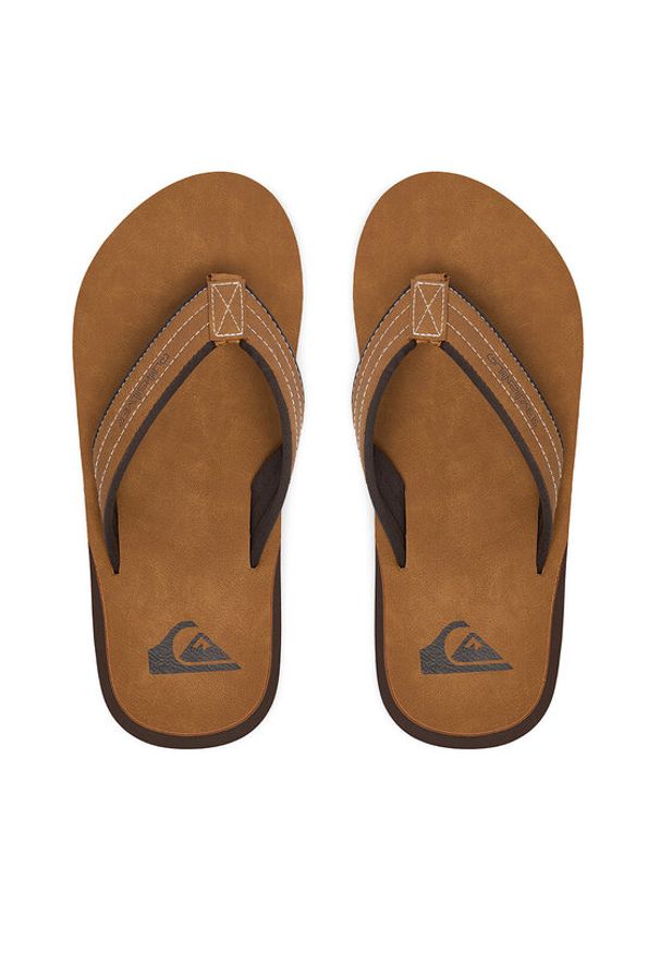 Quiksilver Japonki CEO-MIAMI-01 Brązowy. Kolor: brązowy. Materiał: materiał