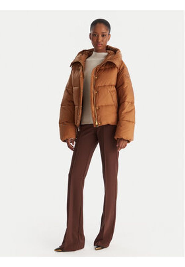 Pinko - PINKO Kurtka zimowa Imparso Imbottito 105656 A2TF Beżowy Regular Fit. Kolor: beżowy. Materiał: syntetyk. Sezon: zima