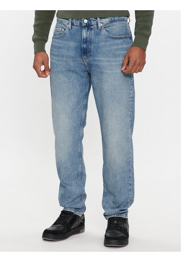 Calvin Klein Jeans Jeansy Regular Taper J30J324556 Niebieski Regular Fit. Kolor: niebieski