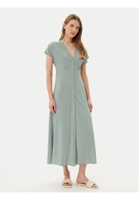 only - ONLY Sukienka letnia Nova Mollie 15317841 Zielony Regular Fit. Kolor: zielony. Materiał: wiskoza. Sezon: lato
