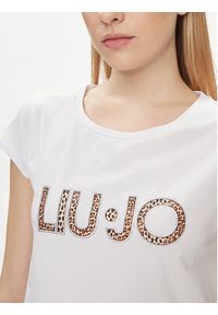 Liu Jo Sukienka codzienna VA4103 JS003 Biały Regular Fit. Okazja: na co dzień. Kolor: biały. Materiał: bawełna. Typ sukienki: proste. Styl: casual #5
