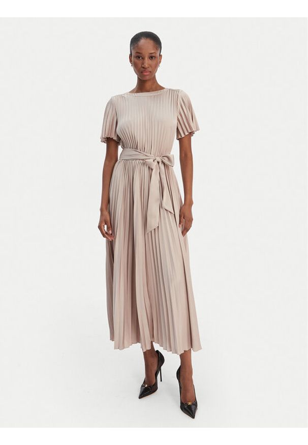 Joseph Ribkoff Sukienka koktajlowa 261752 Beżowy Regular Fit. Kolor: beżowy. Materiał: syntetyk. Styl: wizytowy