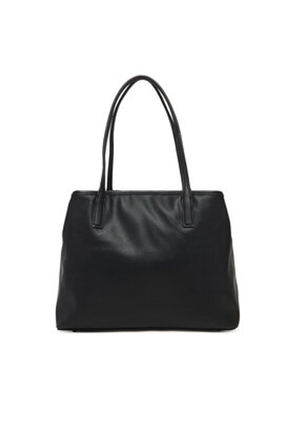 Guess Torebka Victtoria HWEVG9 51428 Czarny. Kolor: czarny. Materiał: skórzane