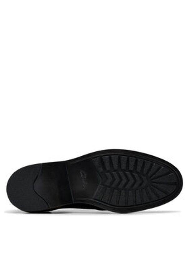 Clarks Półbuty Aldwin Limit 26178471 Granatowy. Kolor: niebieski. Materiał: skóra