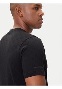 Karl Lagerfeld - KARL LAGERFELD T-Shirt 755004 554201 Czarny Regular Fit. Typ kołnierza: dekolt w karo. Kolor: czarny. Materiał: bawełna #3