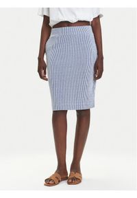 Olsen Spódnica ołówkowa 16001511 Niebieski Slim Fit. Kolor: niebieski. Materiał: syntetyk