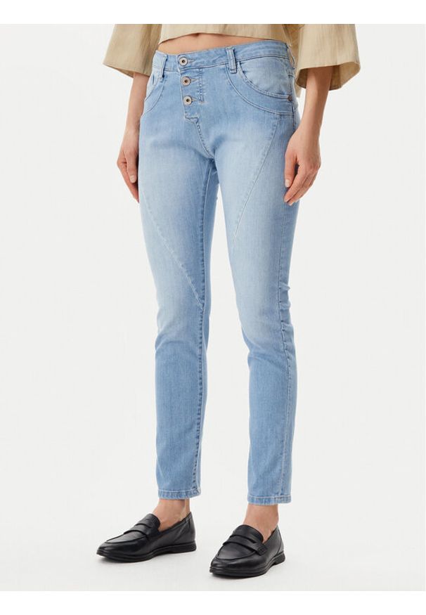 Please Jeansy P78ABQ2NQJ Niebieski Slim Fit. Kolor: niebieski