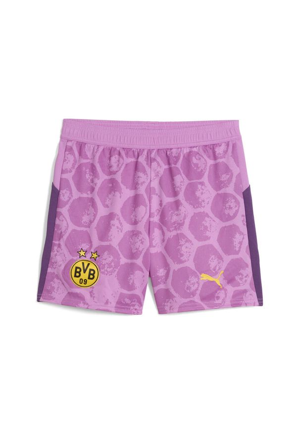 Puma - Młodzieżowe szorty KIDSUPER × BORUSSIA DORTMUND PUMA. Kolor: różowy. Sezon: lato