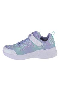 skechers - Buty do chodzenia dziewczęce, Skechers Princess Wishes. Kolor: wielokolorowy, fioletowy, szary. Sport: turystyka piesza