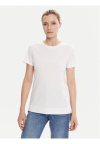 JOOP! T-Shirt 58 253JE58Tia 30049367 Biały Slim Fit. Kolor: biały. Materiał: bawełna