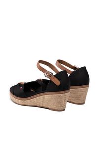 TOMMY HILFIGER - Tommy Hilfiger Espadryle Elba 40D FW0FW00906 Czarny. Kolor: czarny. Materiał: materiał #6